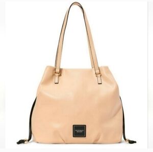 Victoria's secret cinch top bare beige tote shoulder bag